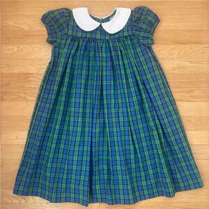 KELLYS KIDS EUC/LN Classic Preppy Plaid Peter Pan Collar Dress